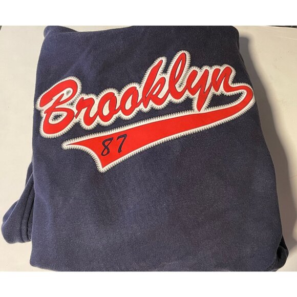 Phys Sci Brooklyn 87 hoodie sweater mens 2XL long sleeve blue - Picture 11 of 12